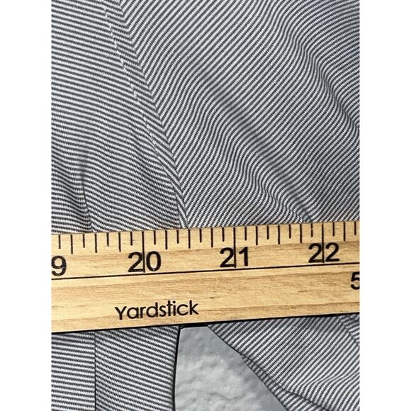 Stitch Scout 1/4 Zip Pullover Golf Jacket Men's L Gray NWT Logo Striped - Picture 6 of 10